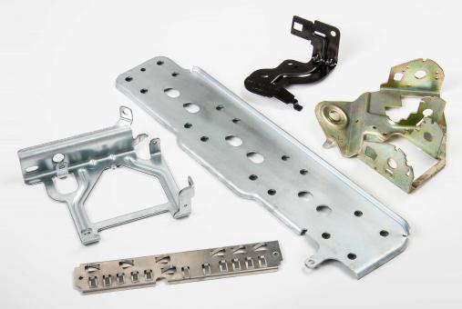 Custom Stamped Steel Chassis Brackets